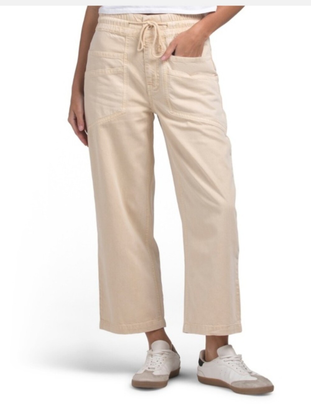 Young Fabulous And Broke Palmer Cropped Pants Size L EUC